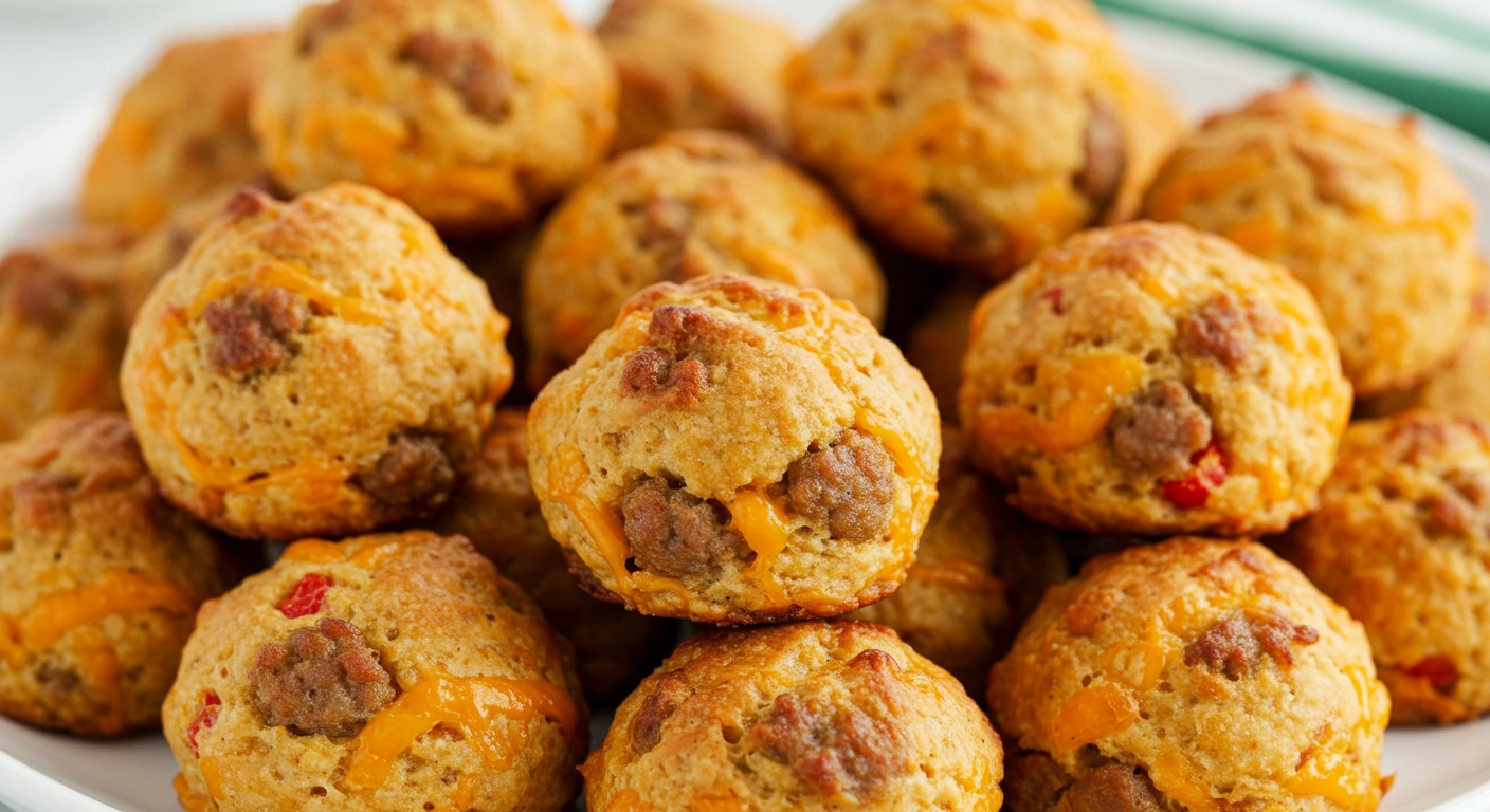 Quick Sausage & Cheese Party Balls